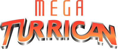 Mega Turrican logo for Sega Genesis